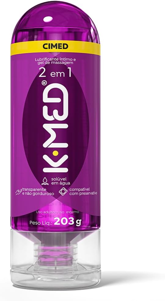 K-MED Gel de Massagem e Lubrificante Íntimo 2 em 1 - 203g