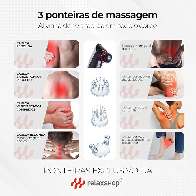 Massageador Elétrico Profissional Elite Pro