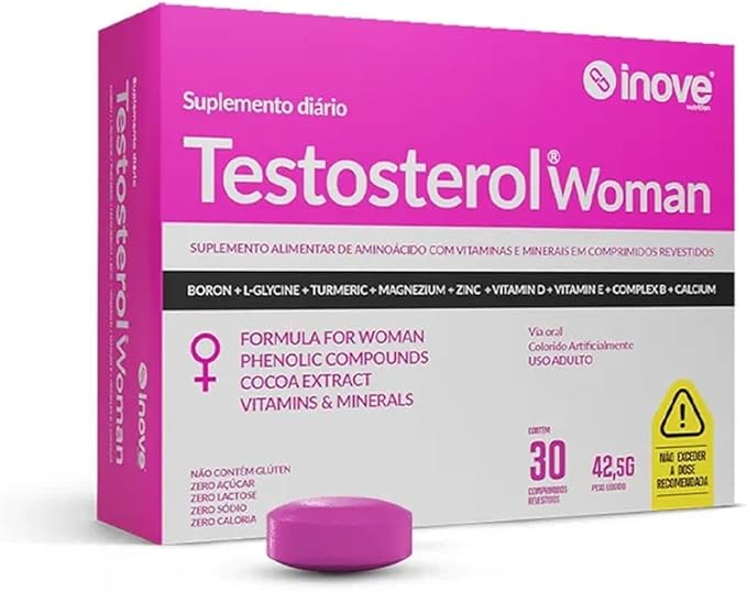 Testosterol Woman - 30 Comprimidos - Inove Nutrition