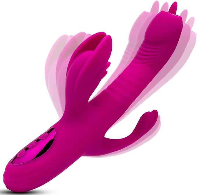 Vibrador Feminino Extensível Lireva - Estimulador Ponto G e Clitóris
